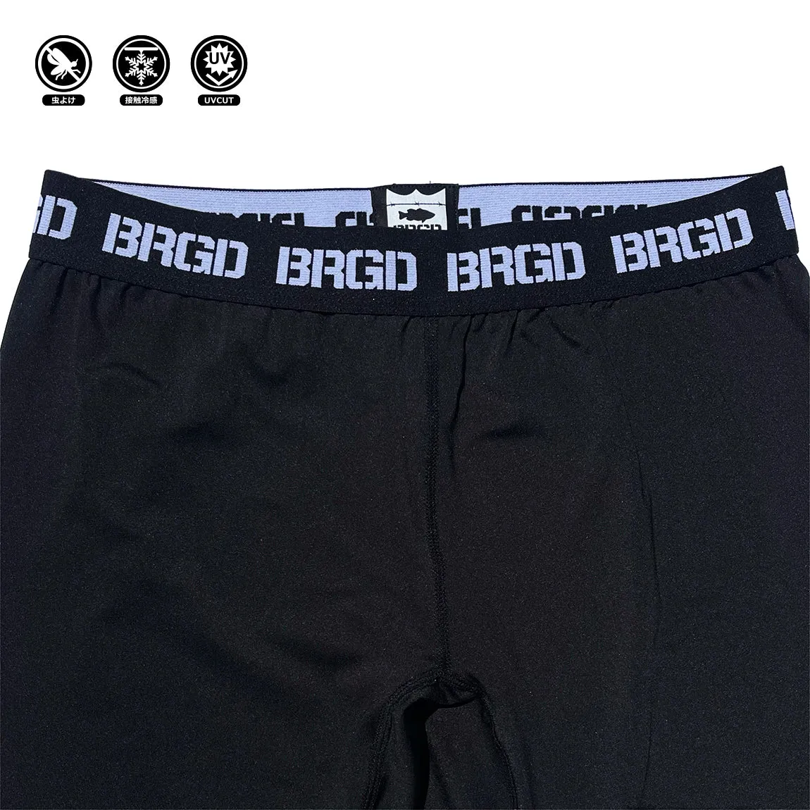 BRGD SHIELD TIGHTS - BLACK (WORD MARK LOGO)