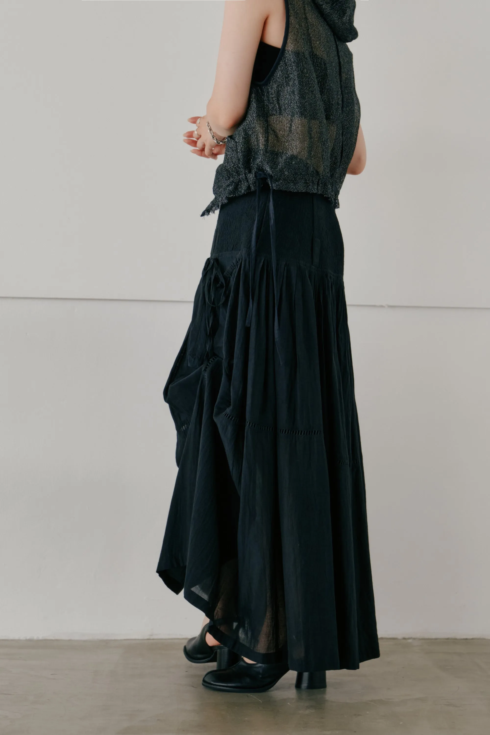 cotton embroidery skirt