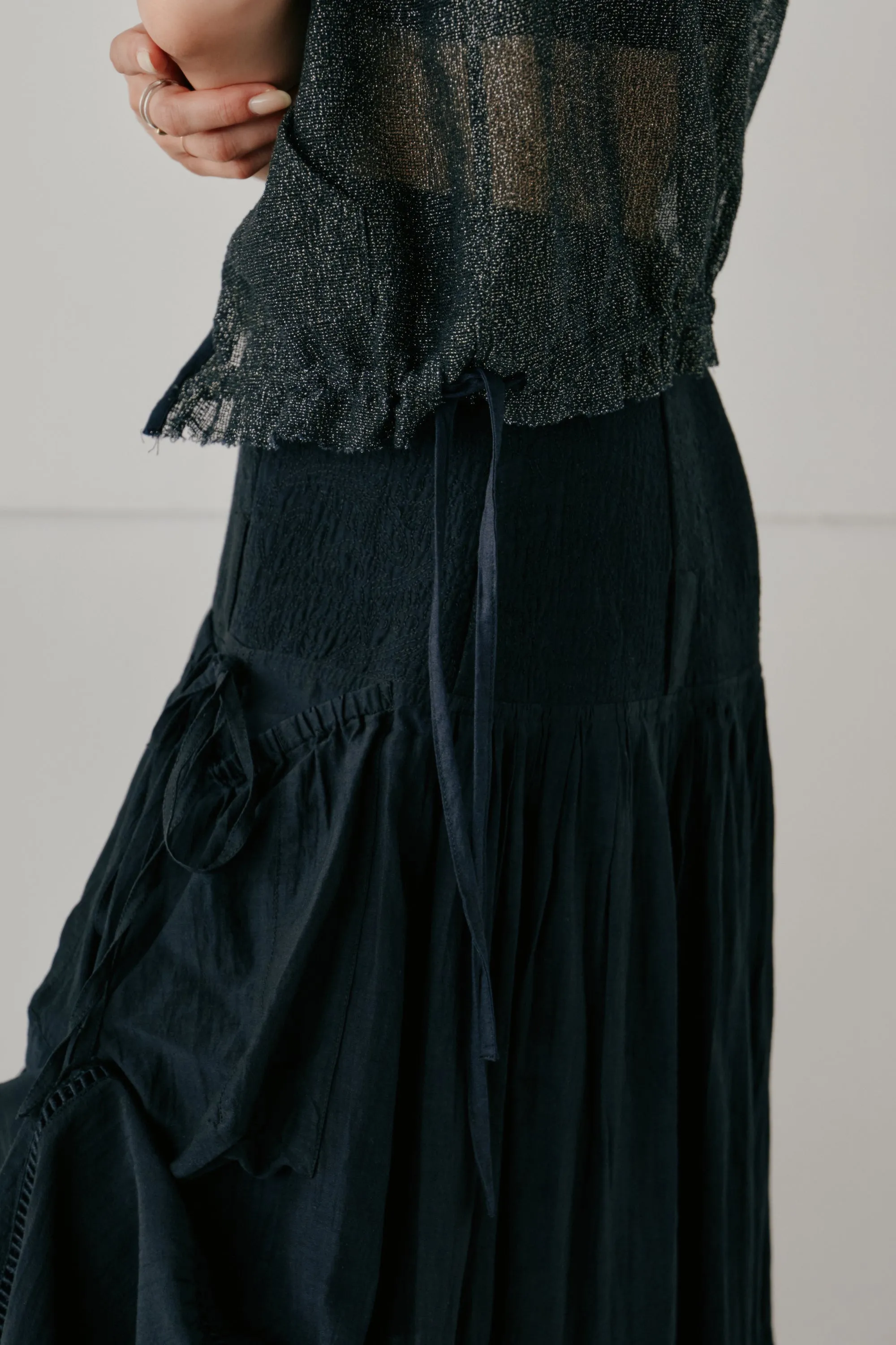 cotton embroidery skirt