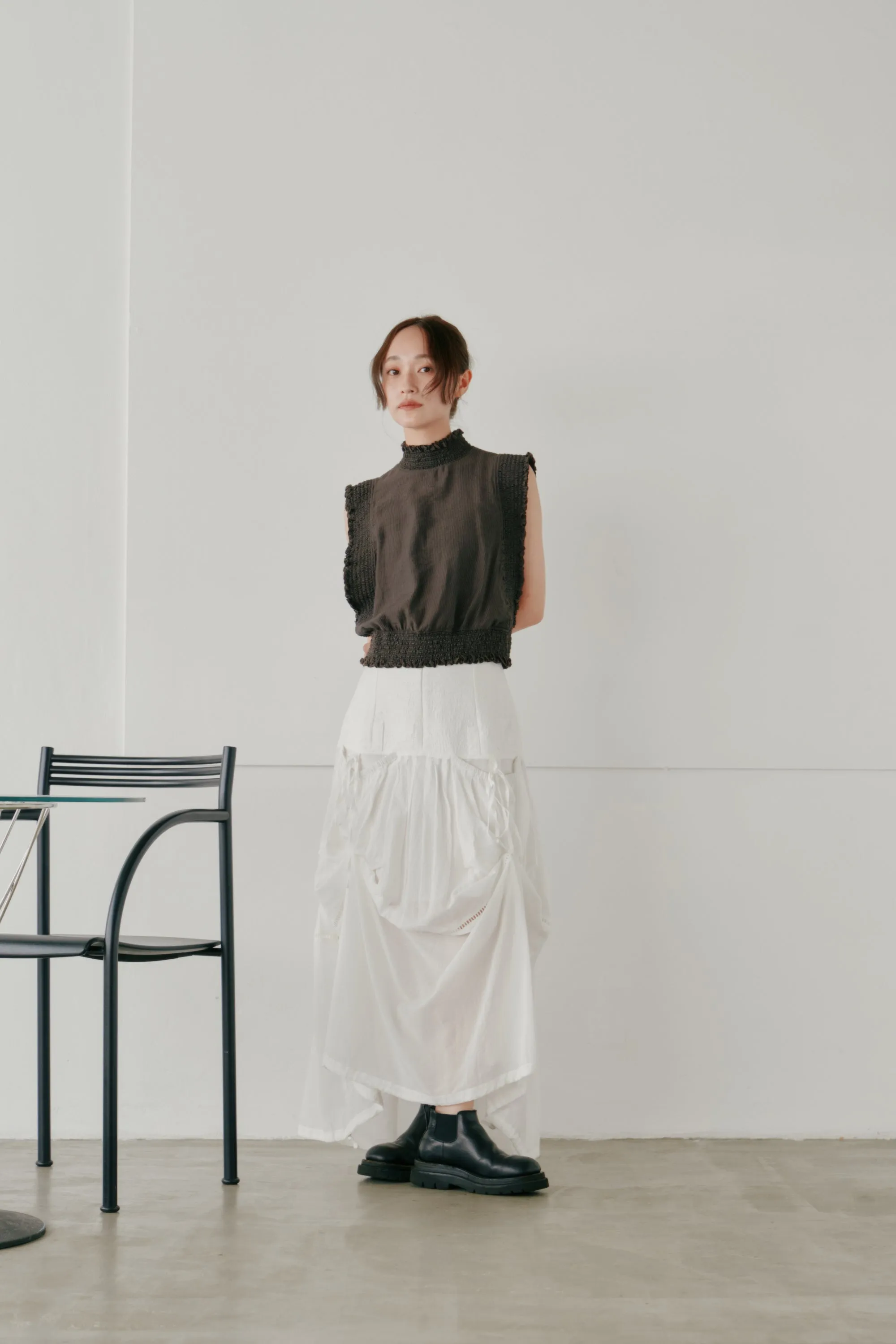 cotton embroidery skirt