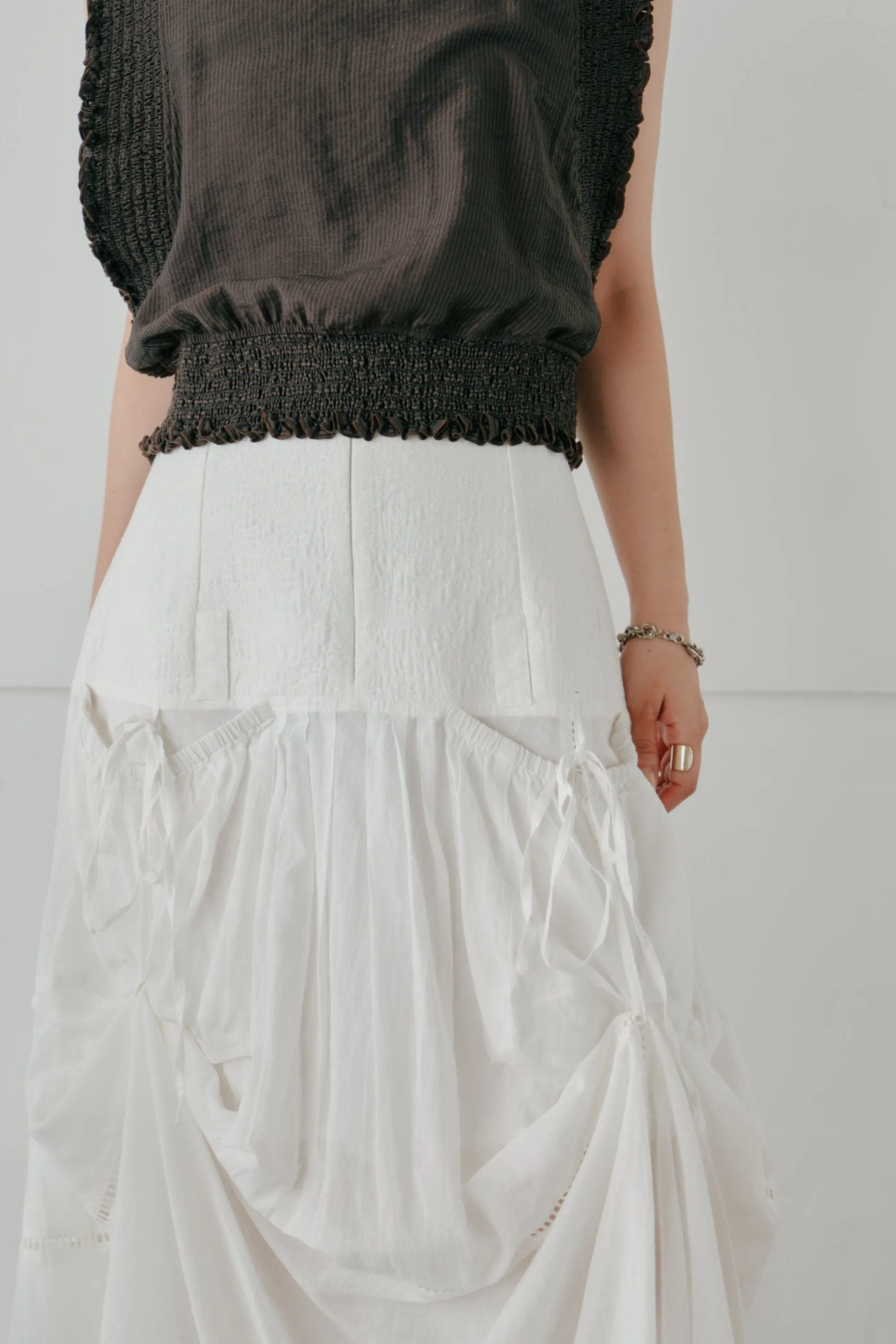 cotton embroidery skirt