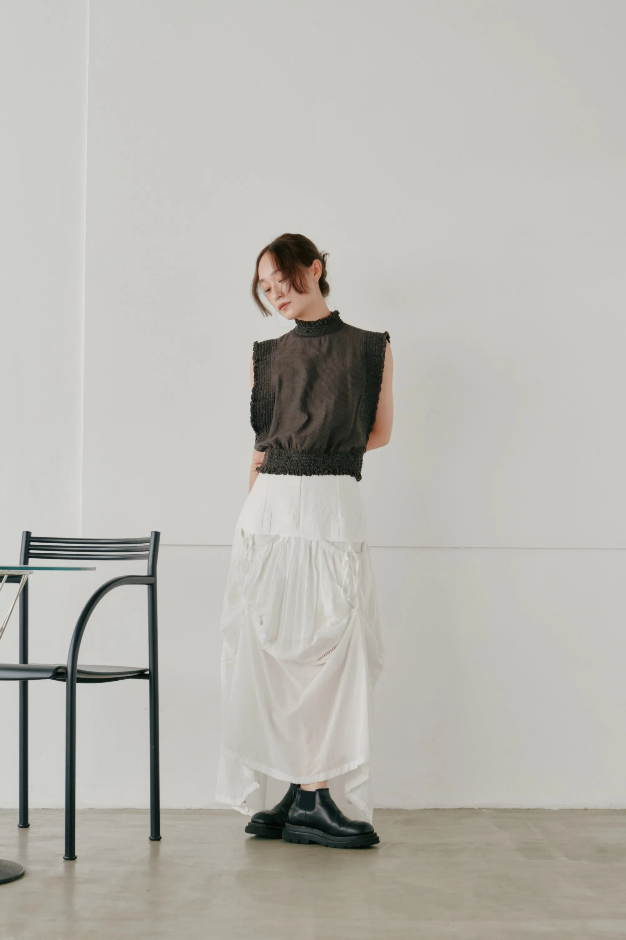 cotton embroidery skirt
