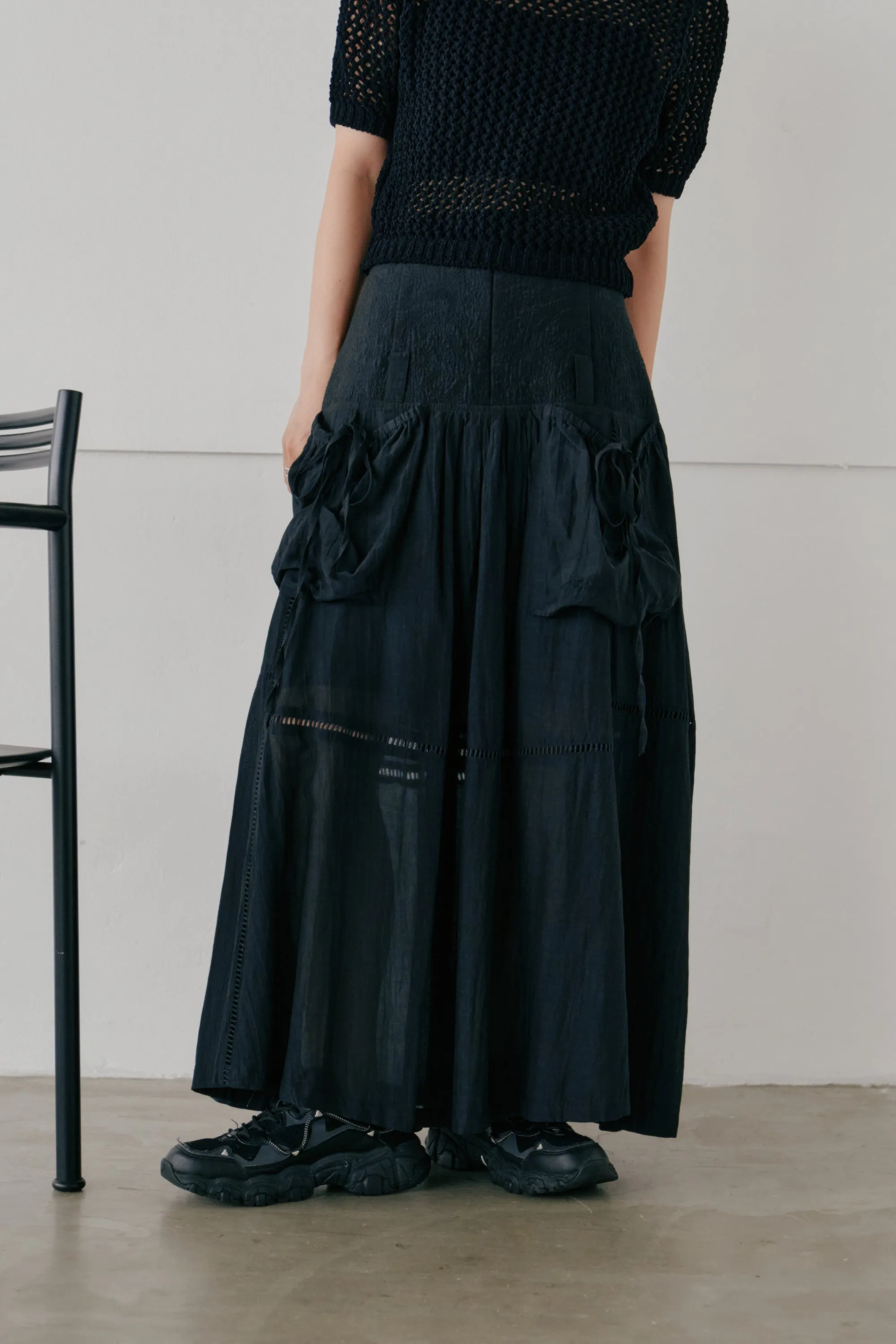 cotton embroidery skirt