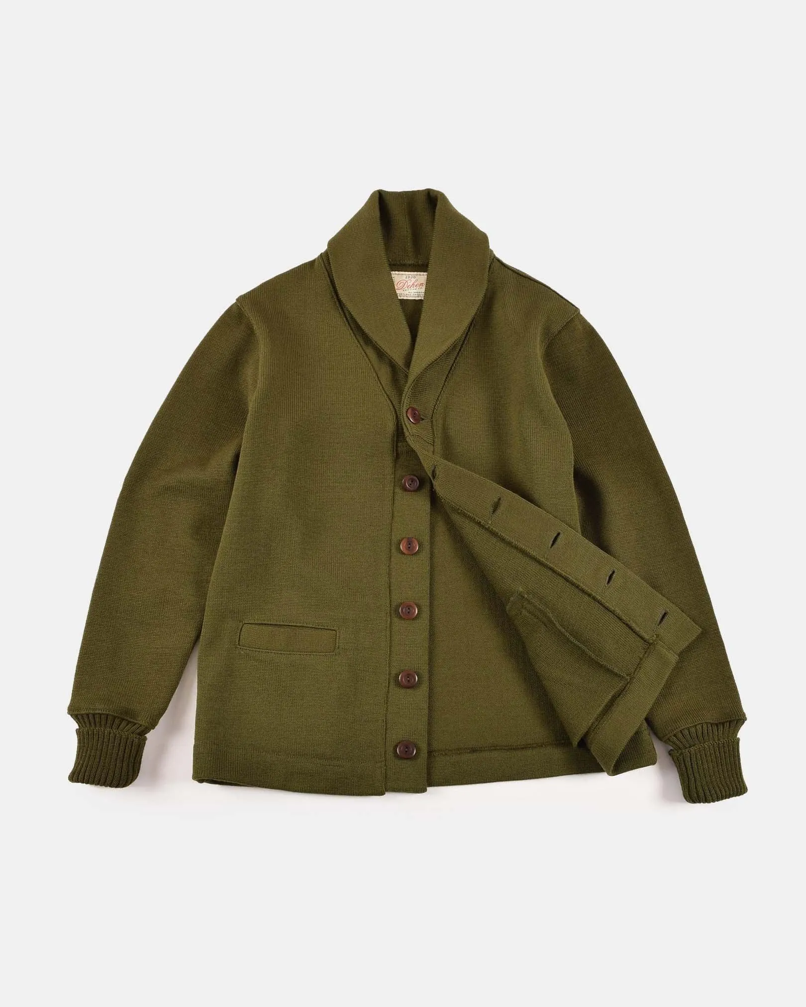 Dehen 1920 Shawl Sweater Coat - Loden