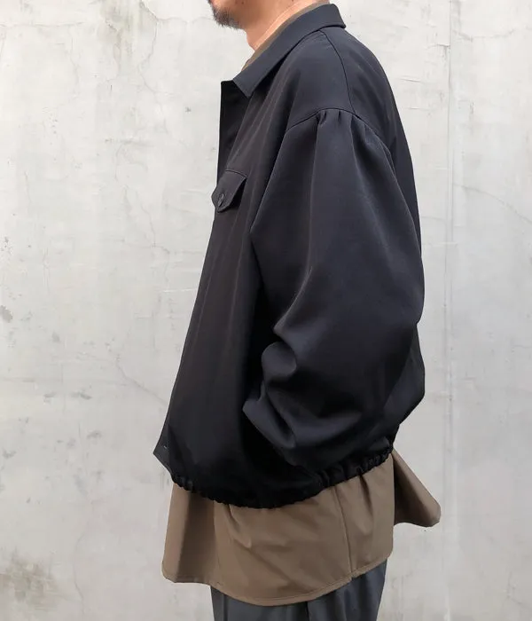DIGAWEL/SHIRT COAT BLOUSON (BLACK)
