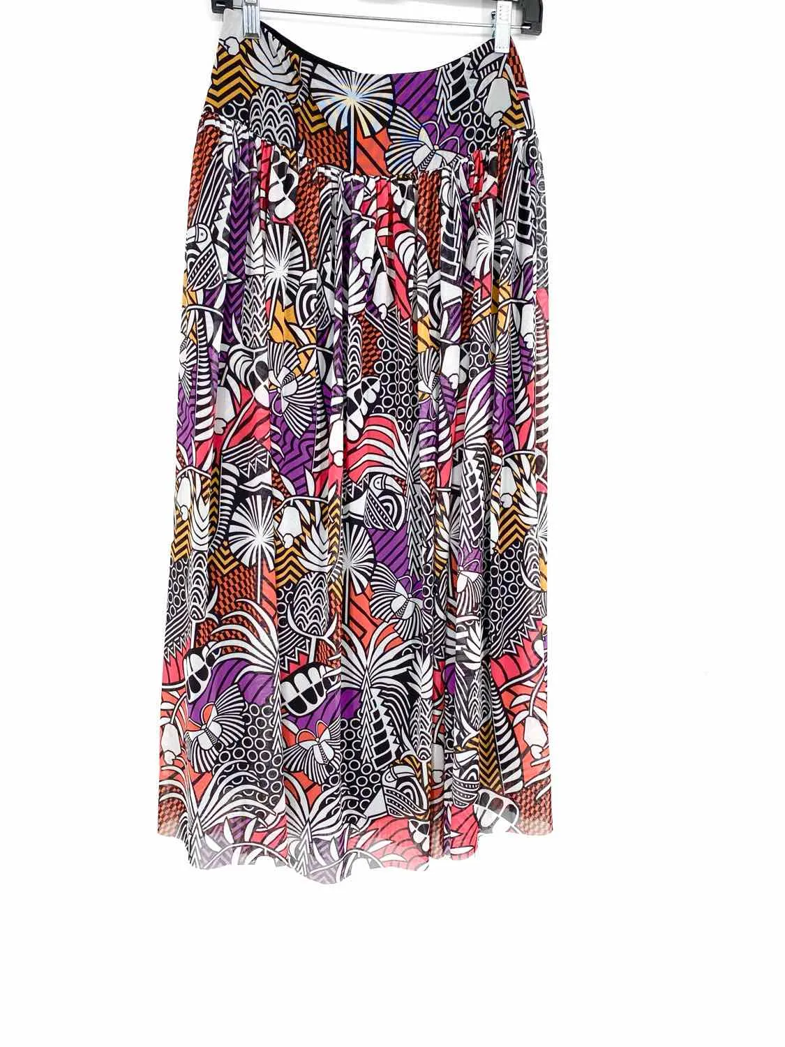 Farm Rio Women's Multi-Color Maxi Tropical Size XS Skirt