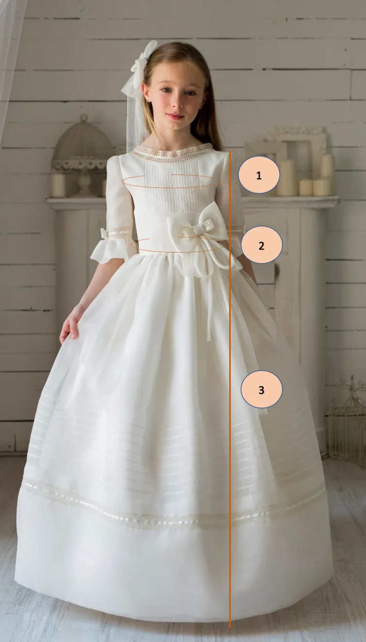 Hannibal Laguna Silk Spanish Communion Gown R301