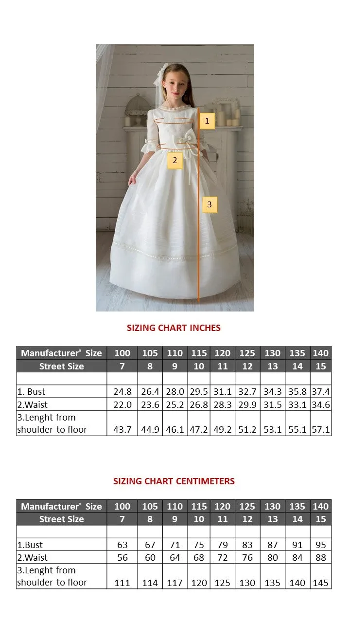 Hannibal Laguna Spanish Communion Gown J307