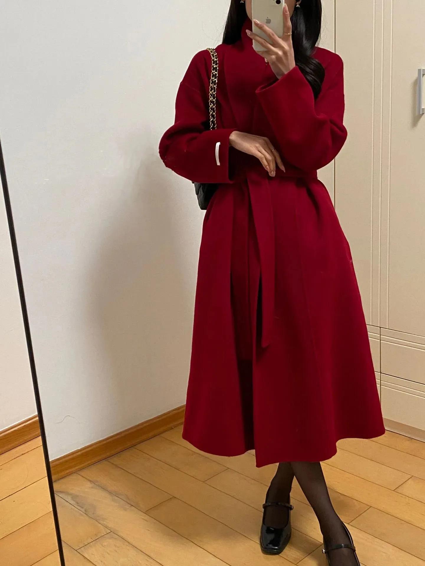 Hnewly Autumn and Winter Women's Casual Solid Color Long Loose Coat