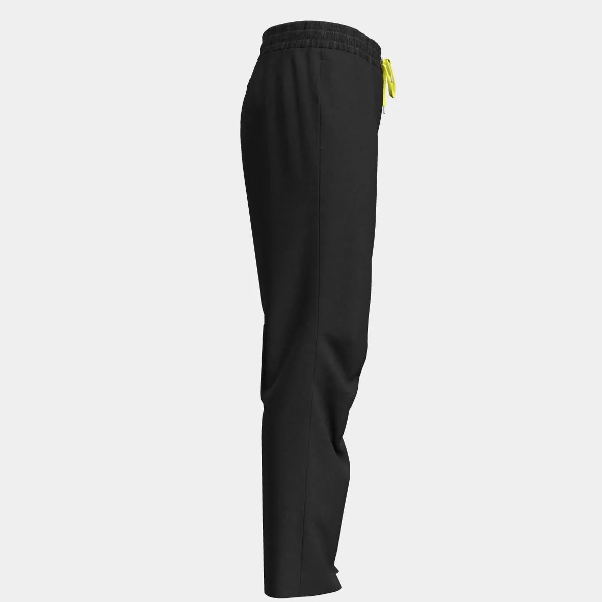 <b>PRE ORDER</b> | Men's Comfort Pants with Contrast Draw String - Black/Yellow