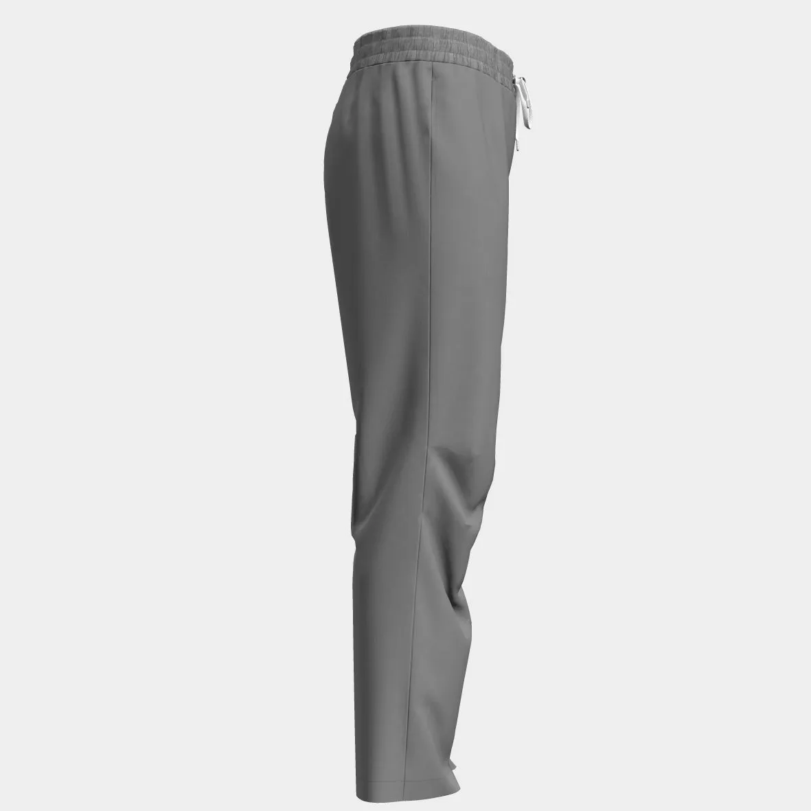 <b>PRE ORDER</b> | Men's Comfort Pants with Contrast Draw String - Grey/White