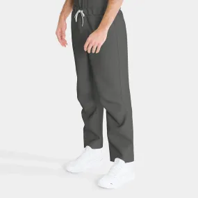 <b>PRE ORDER</b> | Men's Comfort Pants with Contrast Draw String - Grey/White