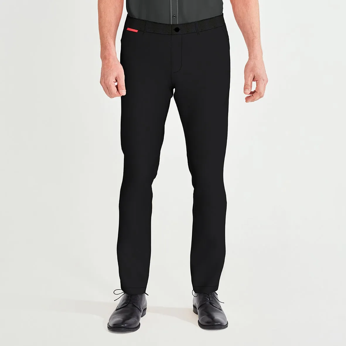 <b>PRE ORDER</b> | Men's Contrast Coin Pocket Chino - Black/Pink