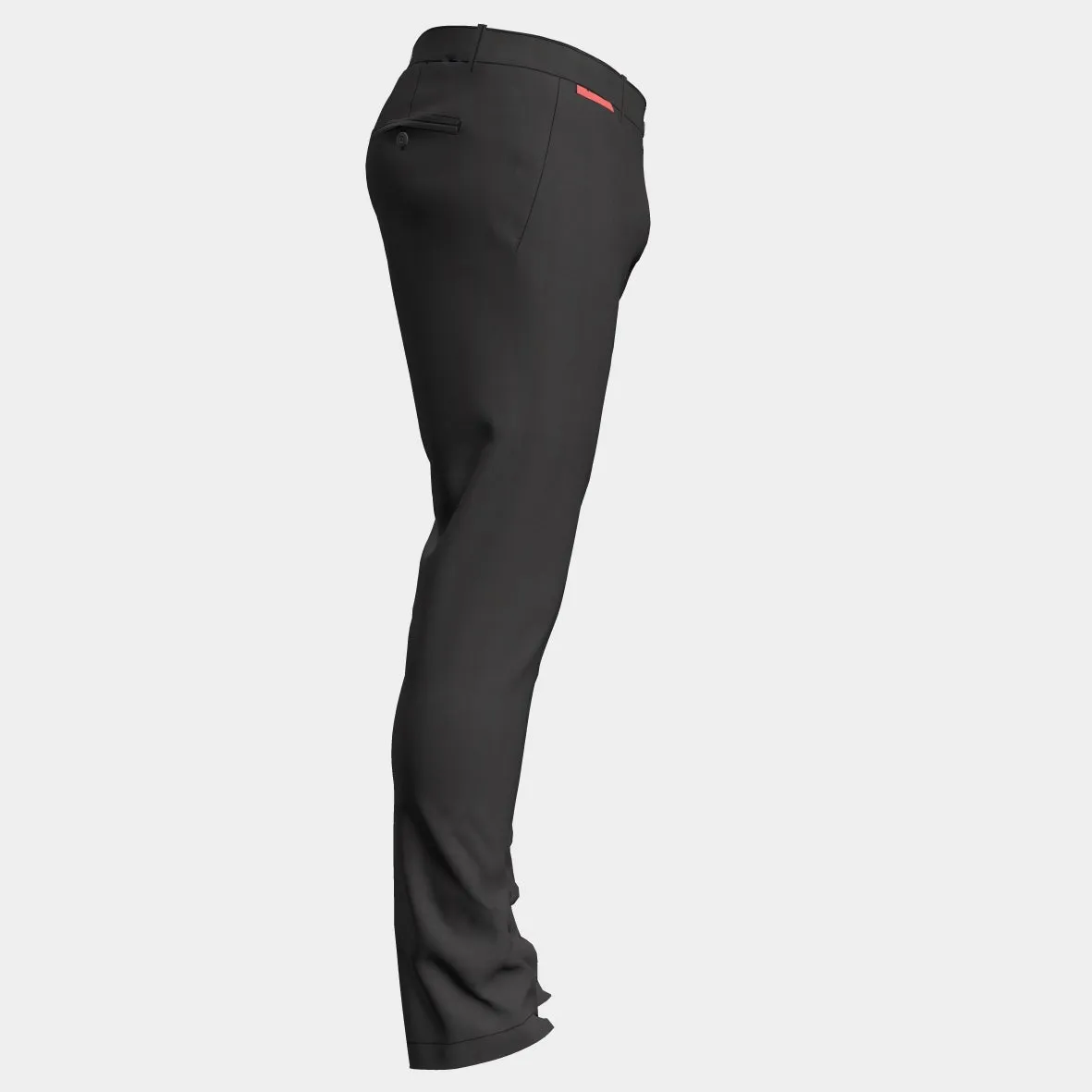 <b>PRE ORDER</b> | Men's Contrast Coin Pocket Chino - Black/Pink