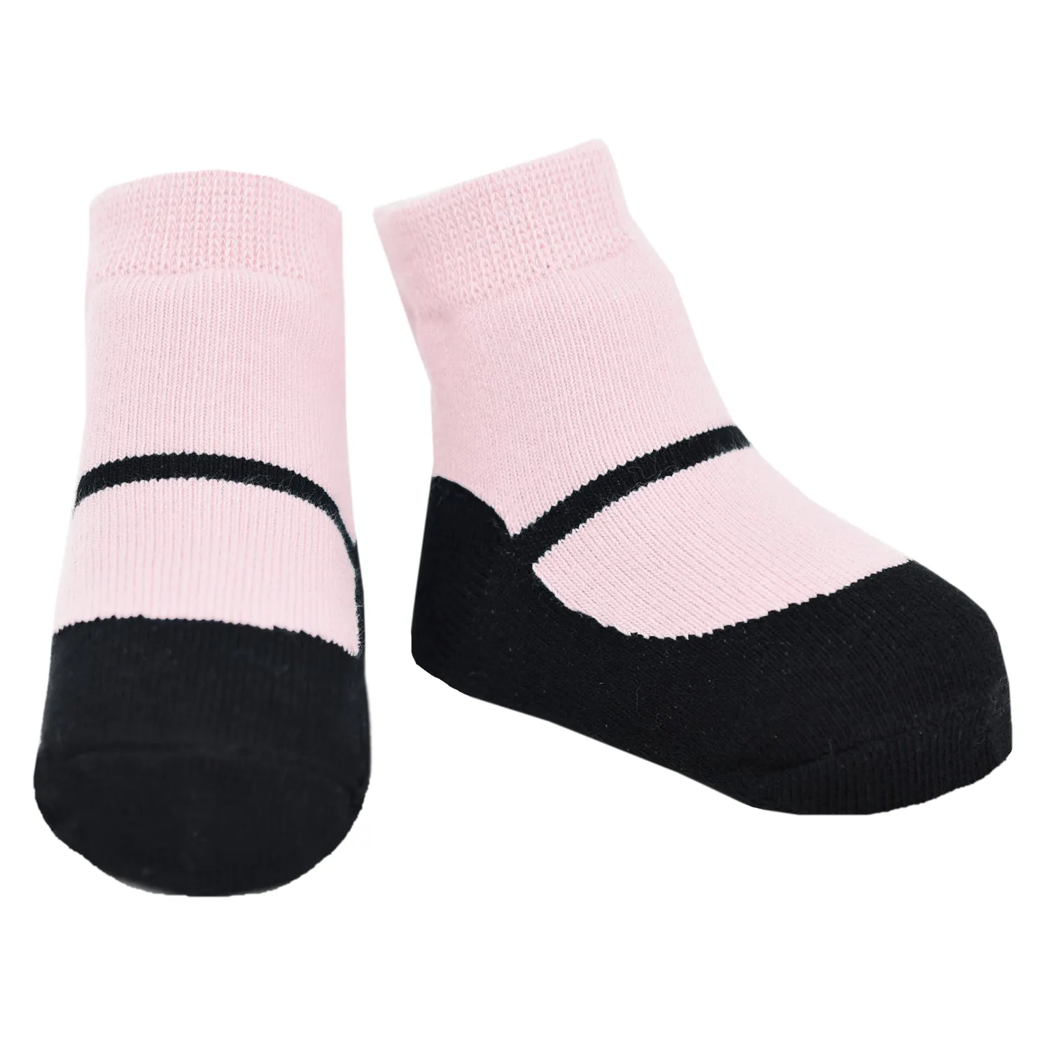 MARY JANE CLASSICS - shoe-design socks. With anti-slip soles. 6 pairs. 12-24 months