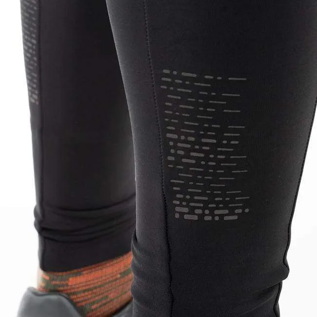 Men's Thermal Bike Tights - Black with Chamois pad
