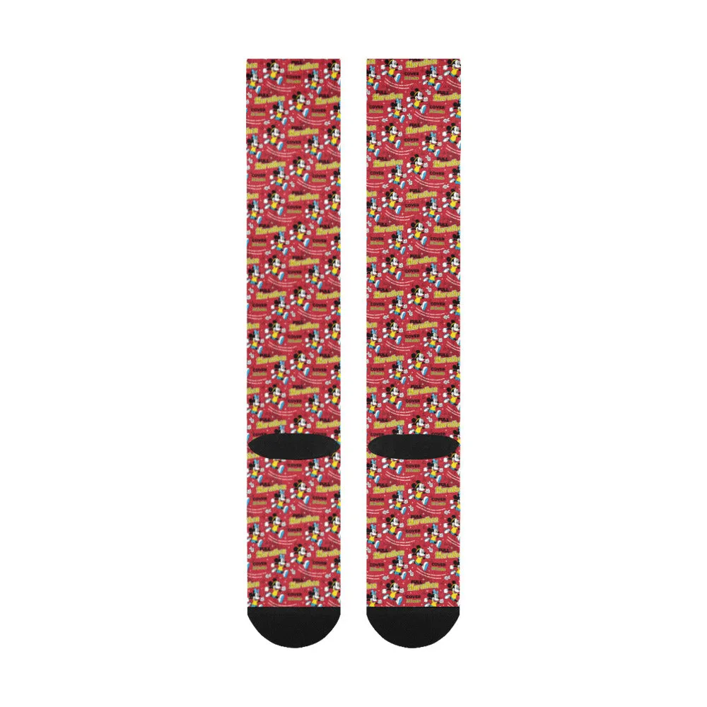 Mickey And Minnie Marathon Over-The-Calf Socks