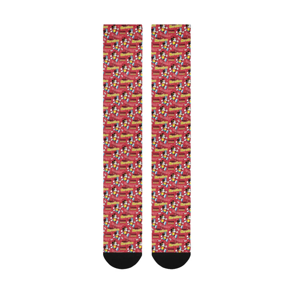 Mickey And Minnie Marathon Over-The-Calf Socks