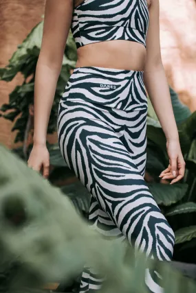 Natural Zebra High-Waisted Tights