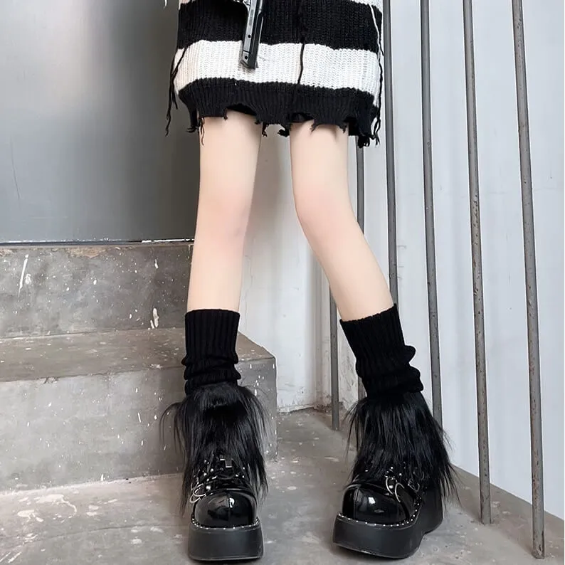 Pink candy stars y2k leg warmers