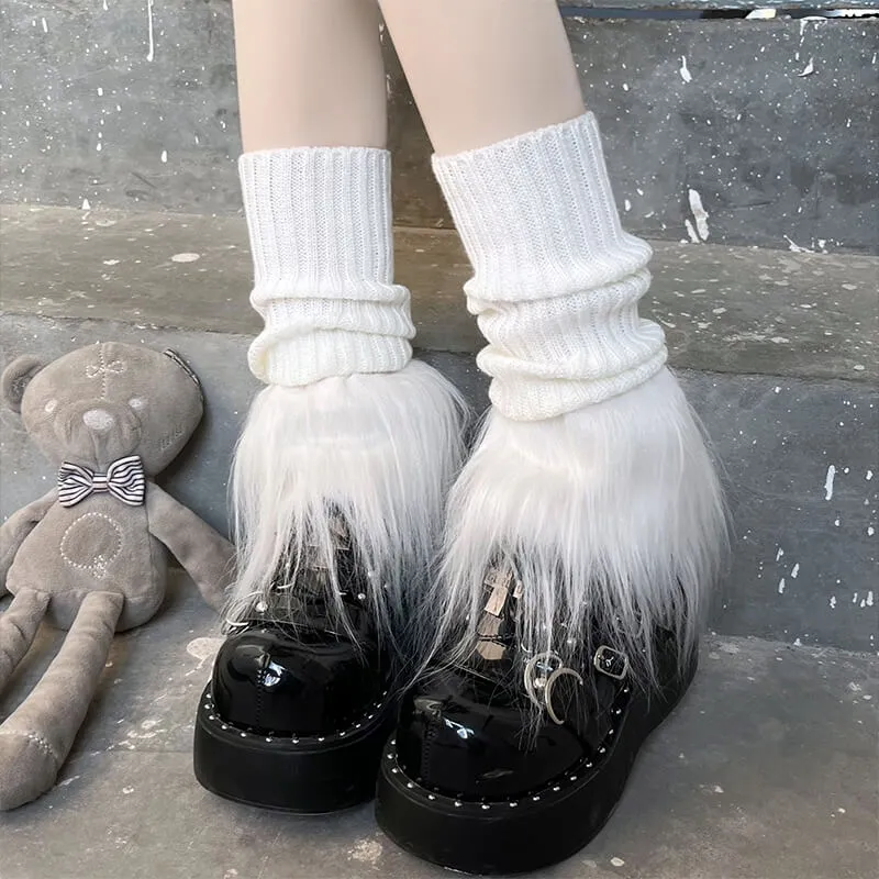 Pink candy stars y2k leg warmers