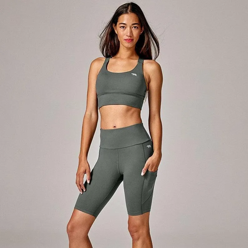 Running Bare Flex Peach Pocket Bike Tights