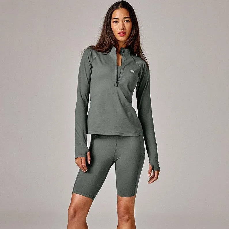 Running Bare Flex Peach Pocket Bike Tights