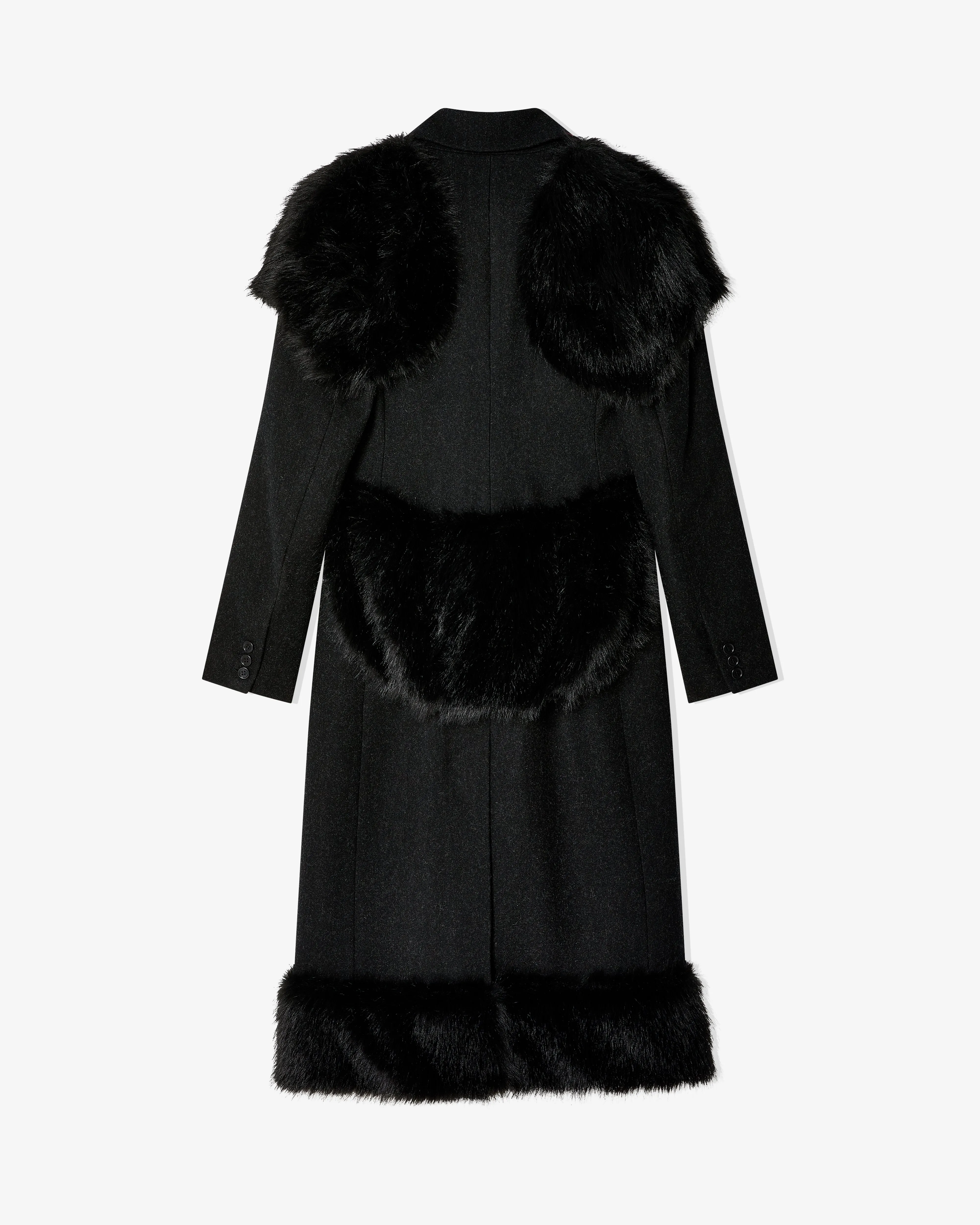 Simone Rocha - Women's Long Sculpted Coat - (Charcoal)