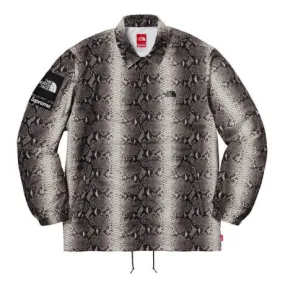 Supreme x The North Face - Snakeskin Print Coach's Jacket (Black)