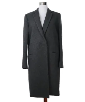 Theory Charcoal Wool Coat sz 8