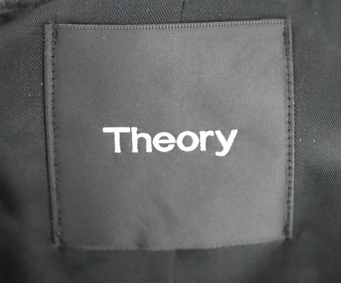 Theory Charcoal Wool Coat sz 8