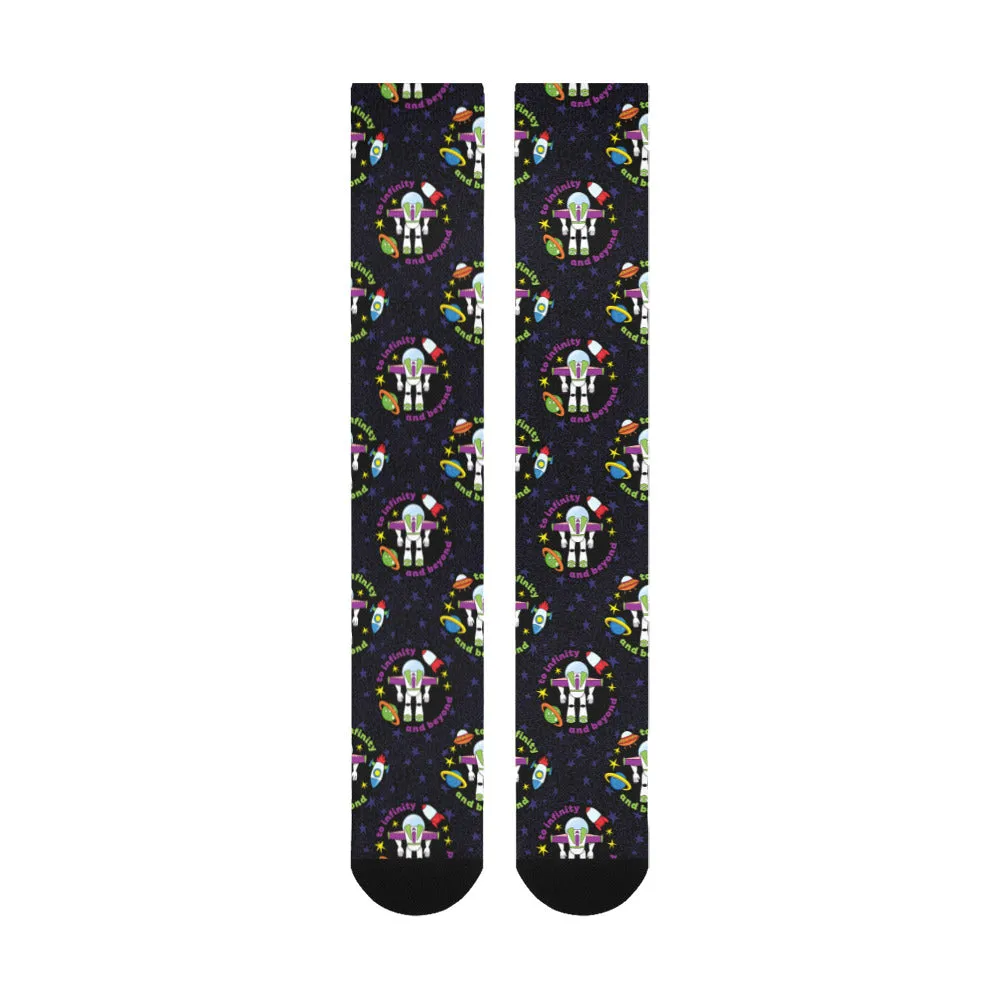 To Infinity And Beyond Over-The-Calf Socks