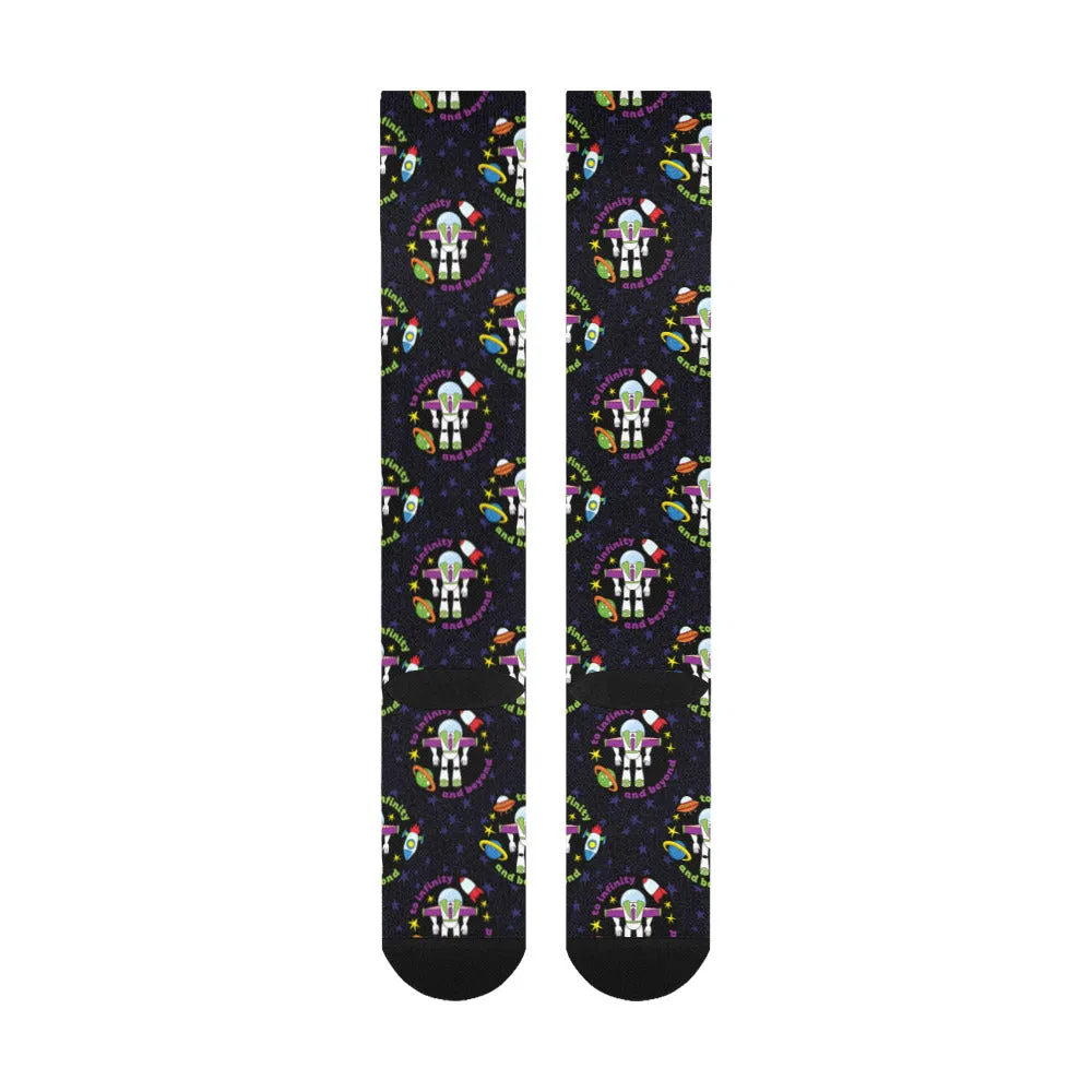 To Infinity And Beyond Over-The-Calf Socks