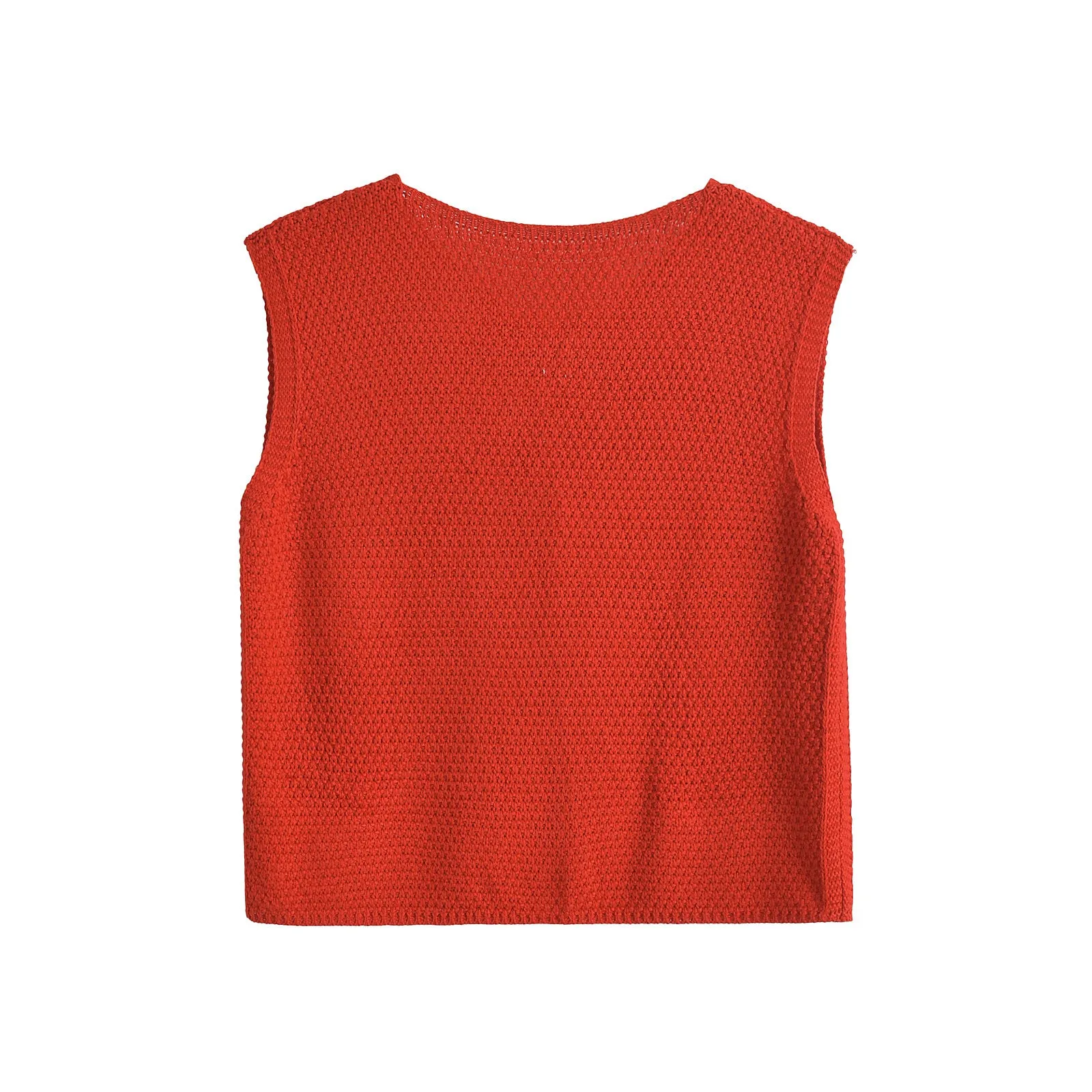 Wenkouban Winter outfits Christmas outfits Monsoon Bow Small V-neck Sleeveless Knitted Vest