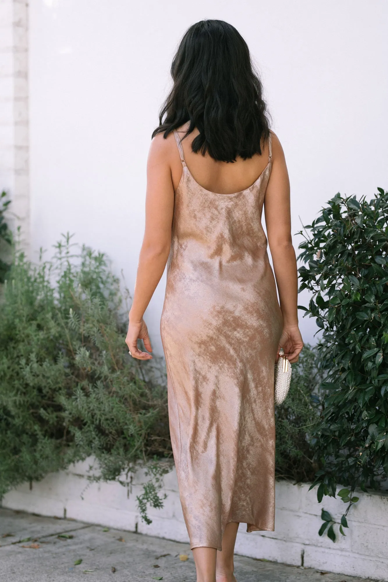 Winona Shimmery Slip Dress